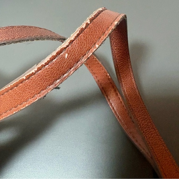 FOSSIL Rayna Brown Suede Leather Tote Bag - Picture 12 of 12